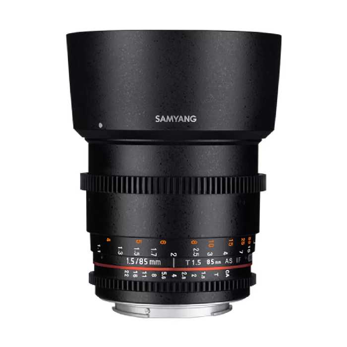 لنز سینمایی سامیانگ Samyang 85mm T1.5 VDSLR AS IF UMC II Canon EF