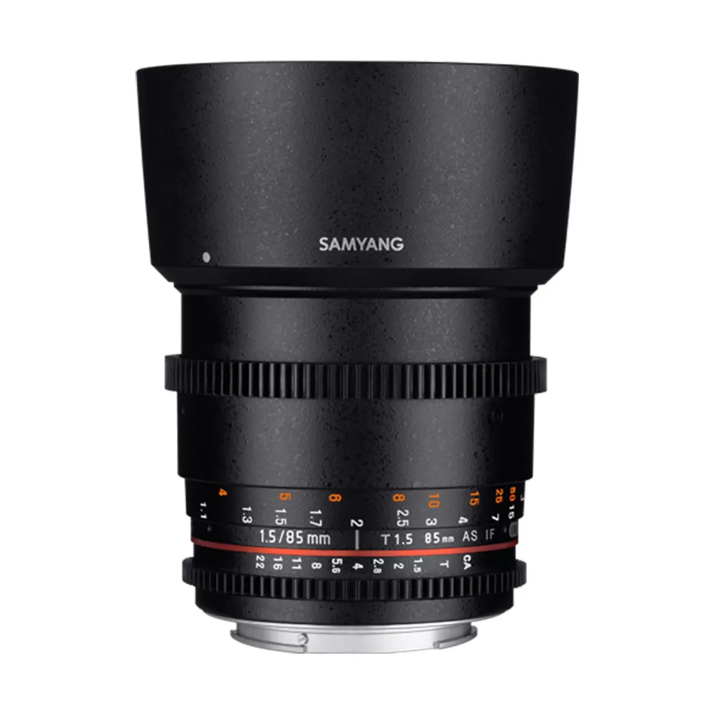 لنز سینمایی سامیانگ Samyang 85mm T1.5 VDSLR AS IF UMC II Canon EF