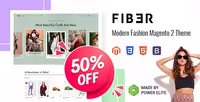دانلود قالب فروشگاه پوشاک Fiber برای مجنتو