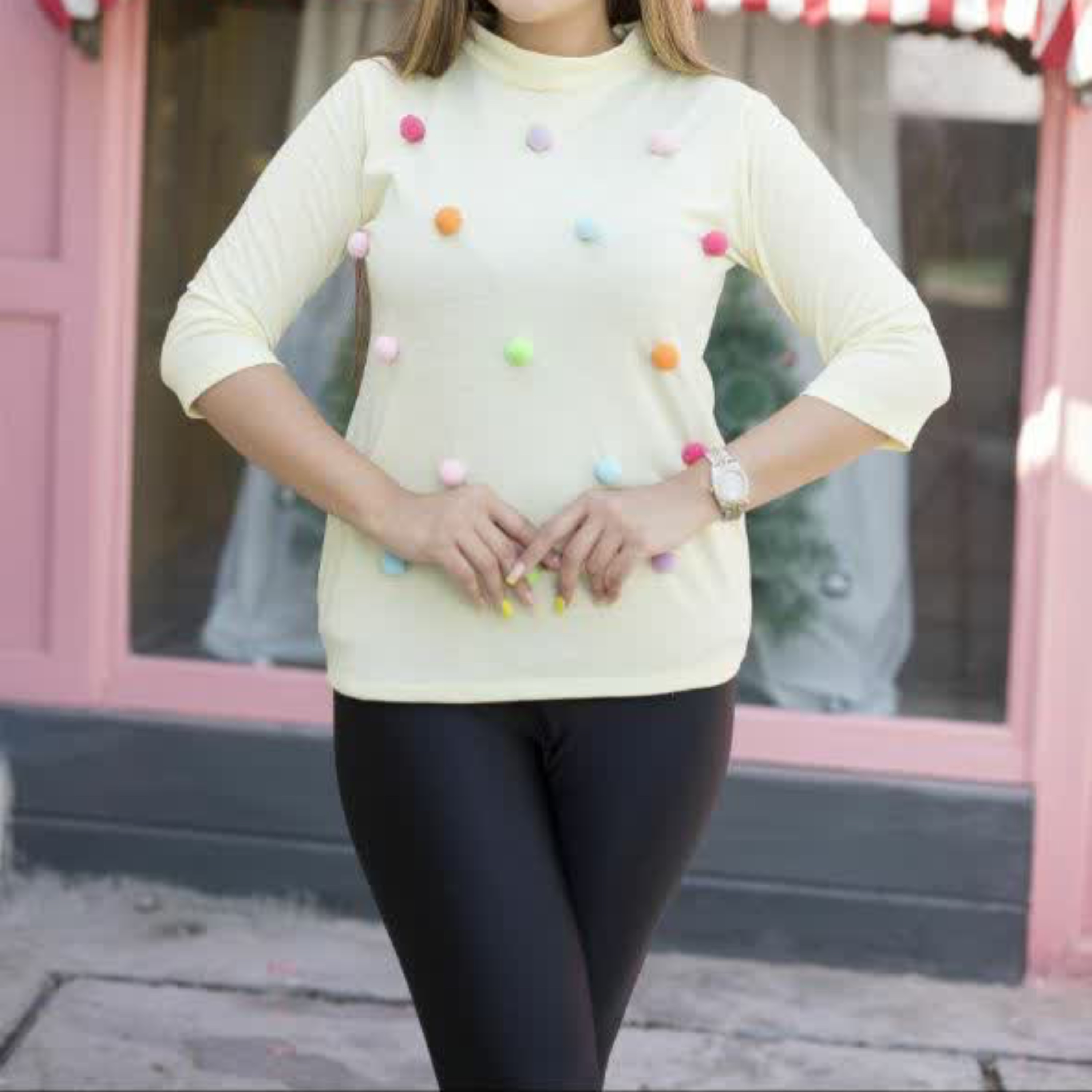 بلوز توپی ملانژ درجه یک