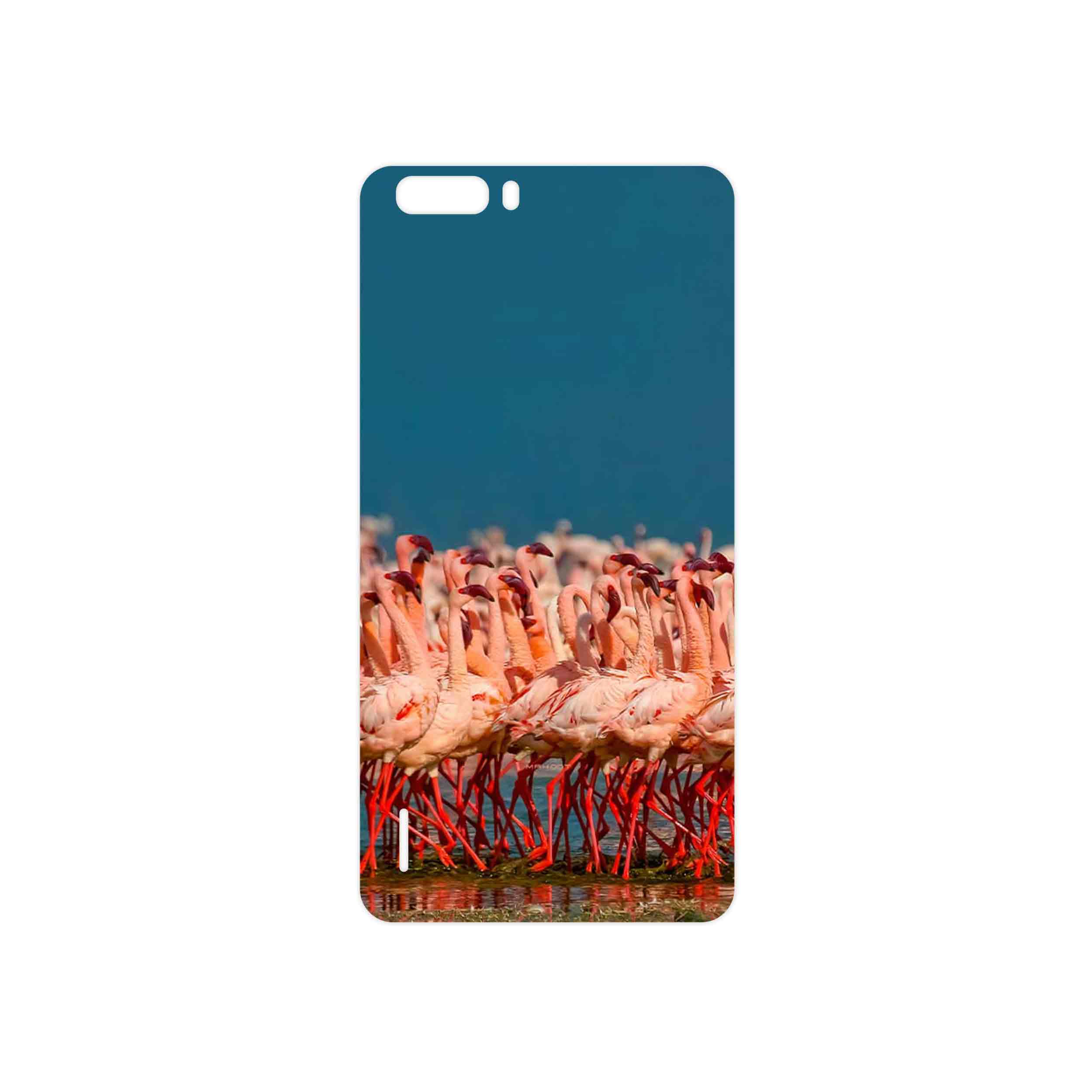 برچسب پوششی ماهوت مدل Flamingo مناسب برای گوشی موبایل آنر 6 Plus