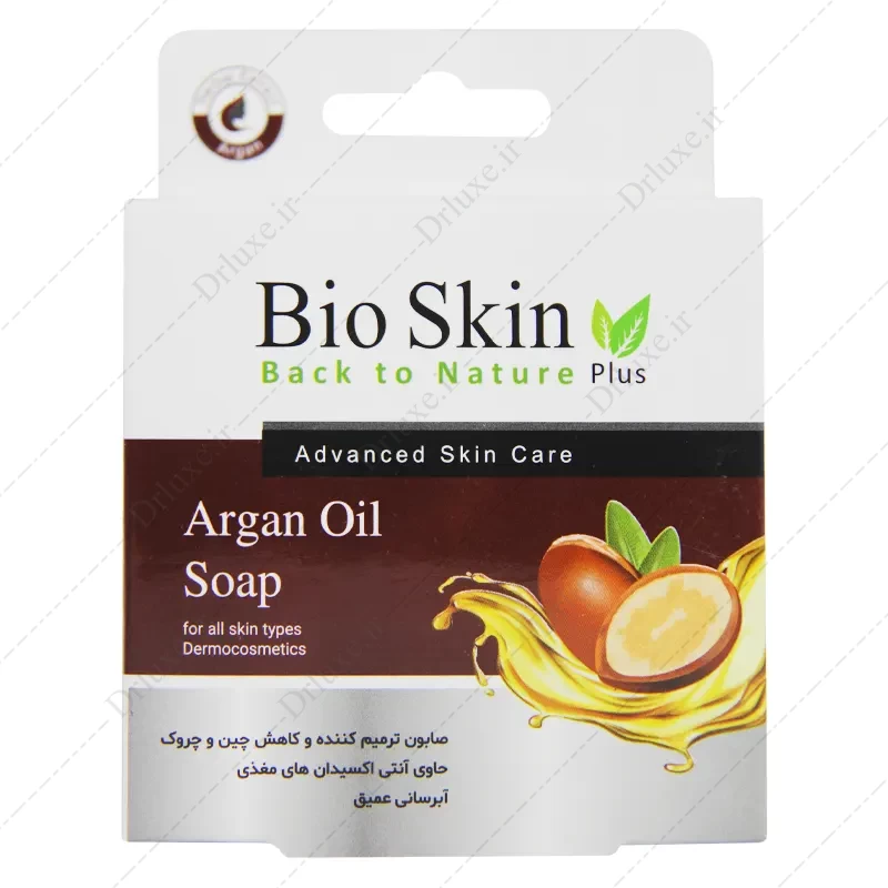 صابون ترمیم کننده چین و چروک روغن آرگان بایو اسکین 100 گرم