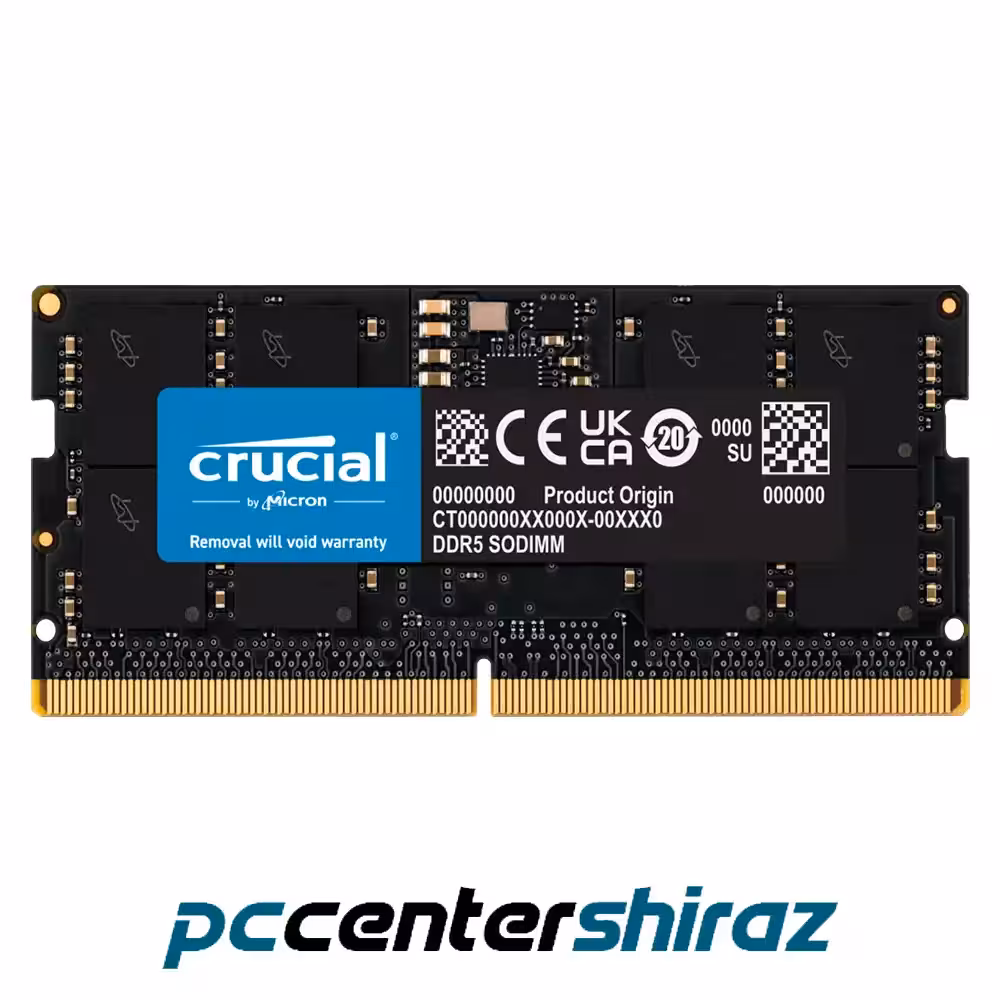 حافظه رم لپتاپ کروشیال 16 گیگابایت مدل Ram Crucial 16GB DDR5 5600MHZ