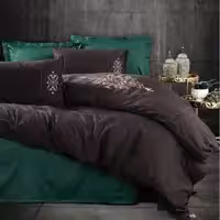 سرویس روتختی کاتن باکس مدل tiana-yesil دو نفره 6 تکه
