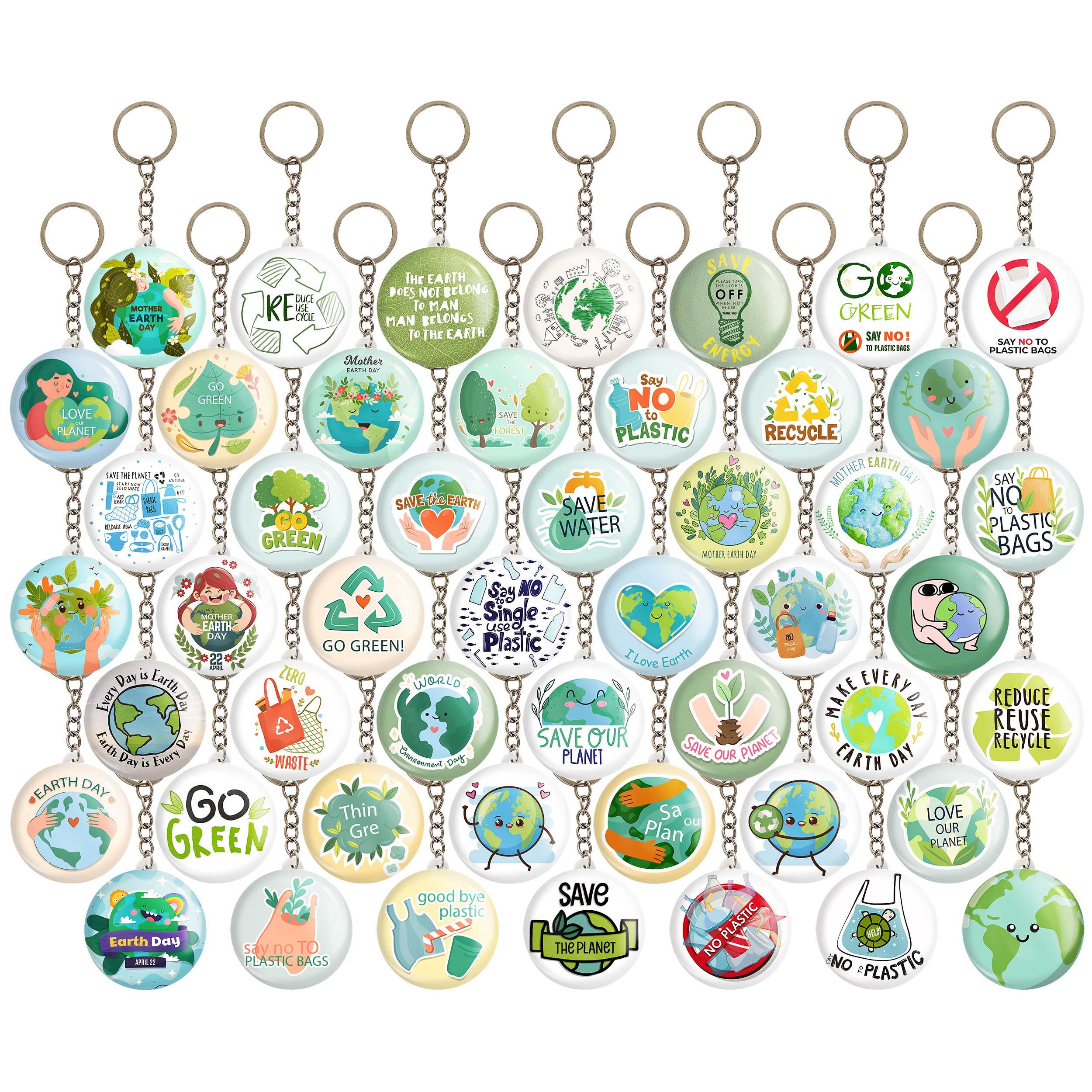 جاکلیدی خندالو طرح  حفاظت از محیط زیست کد102 مجموعه 50 عددی