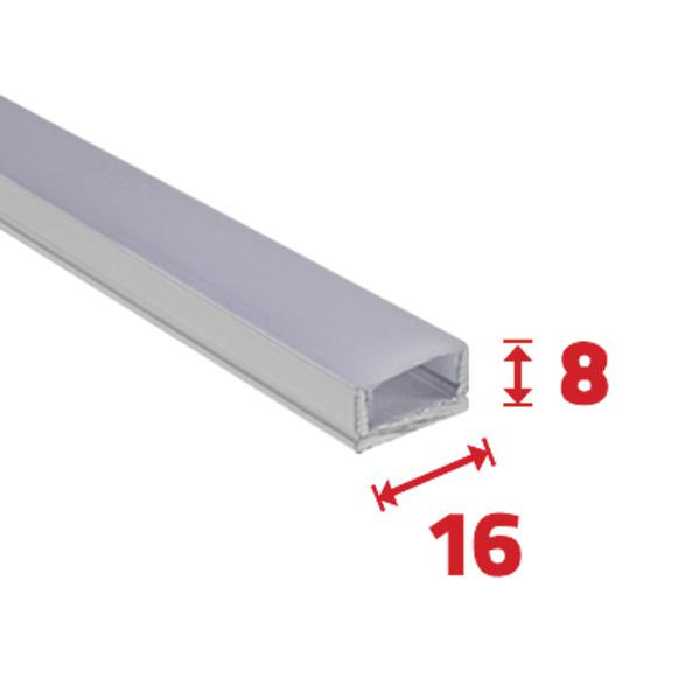 لاینر نوری روکار R4 - یراقینو فروش یراق آلات کابینت و درب