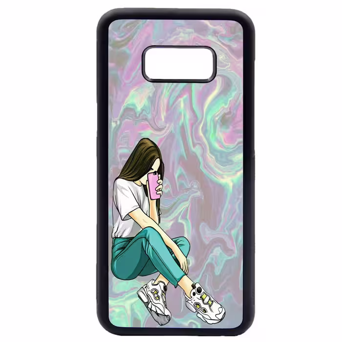 کاور طرح دخترانه کد 8032 مناسب برای گوشی موبایل سامسونگ galaxy s8