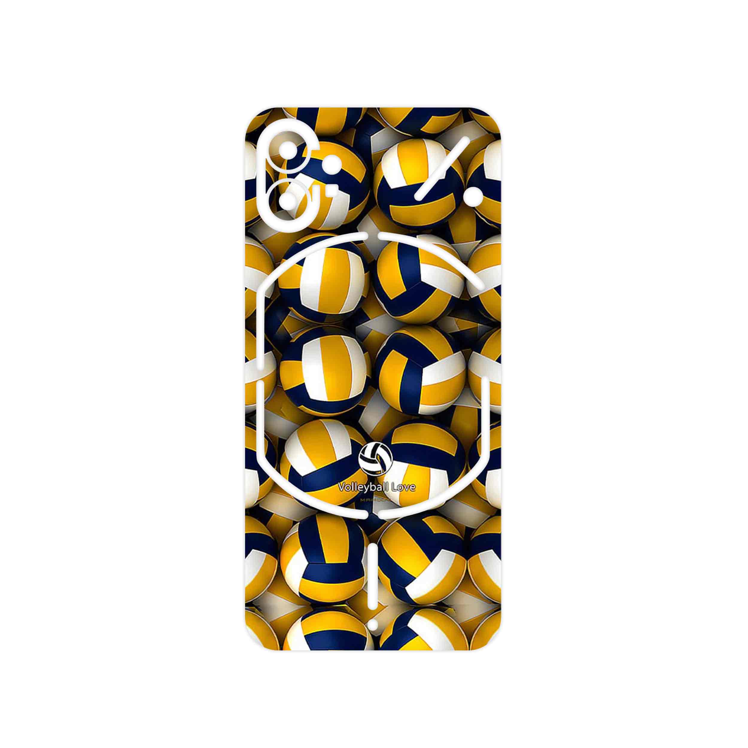برچسب پوششی ماهوت مدل Volleyball مناسب برای گوشی موبایل ناتینگ Phone 1