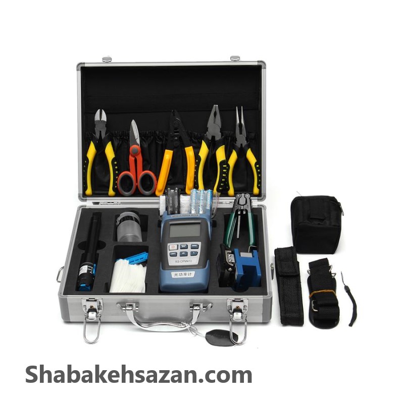 مجموعه 17 عددی کیف و ابزار فیبر نوری کد 6300 مدل FTTH 2019