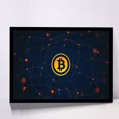 تابلو مدل bitcoin network کد F-11019