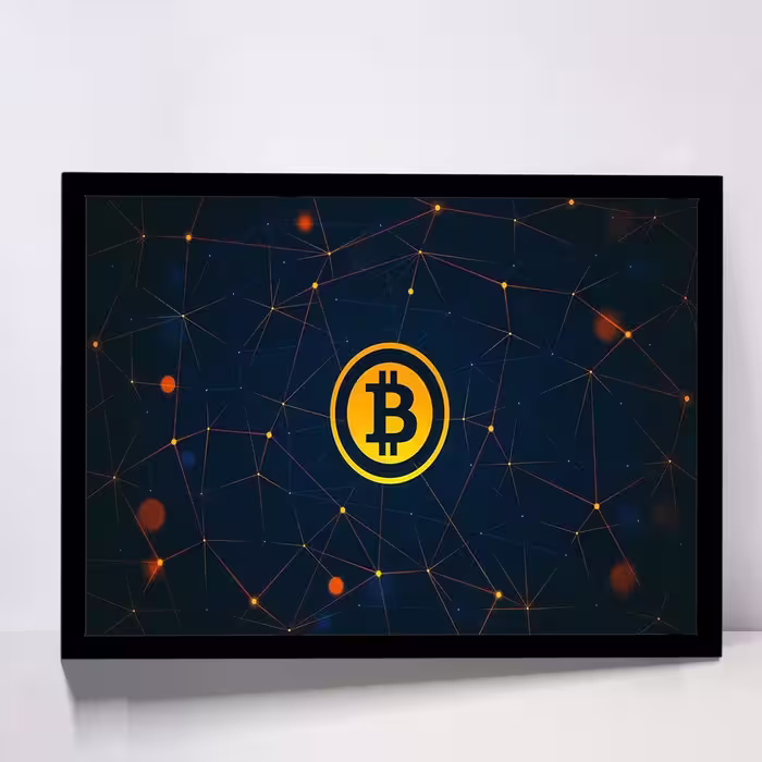 تابلو مدل bitcoin network کد F-11019
