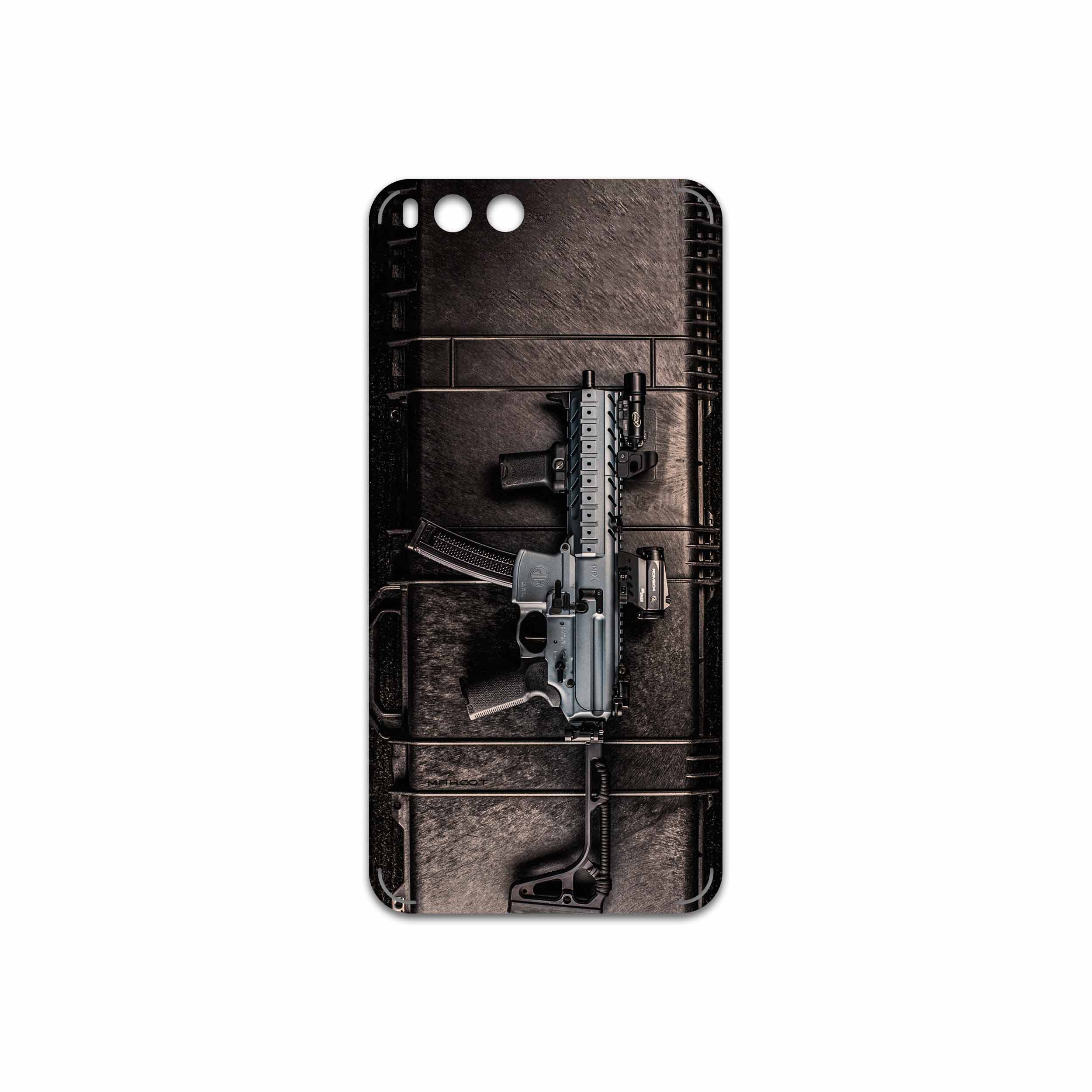 برچسب پوششی ماهوت مدل Gun مناسب برای گوشی موبایل شیائومی Mi 6