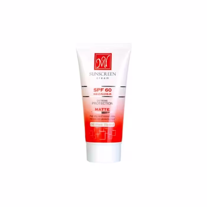 کرم ضد آفتاب SPF60 فاقد چربی کرم پودری مای 50 میل
