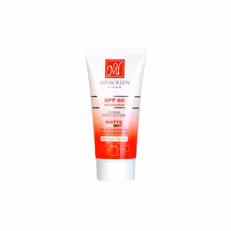 کرم ضد آفتاب SPF60 فاقد چربی کرم پودری مای 50 میل