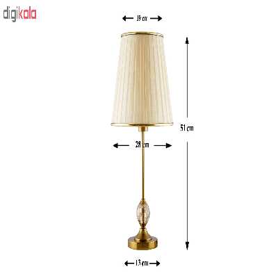 آباژور رومیزی اصفیان مدل ژاکلین کد MRK18