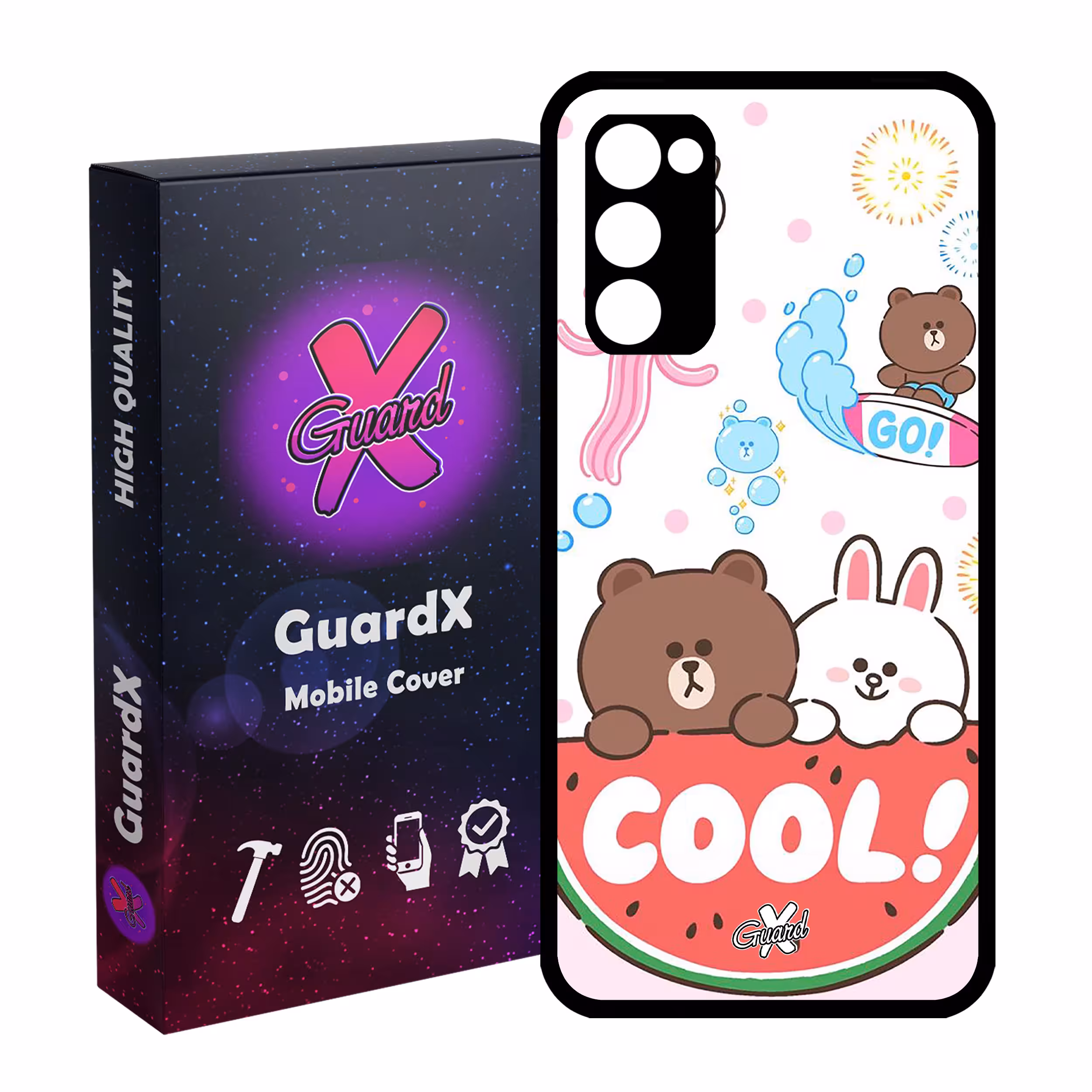 کاور گارد ایکس طرح Cool مدل Glass10071 مناسب برای گوشی موبایل سامسونگ Galaxy S20 FE