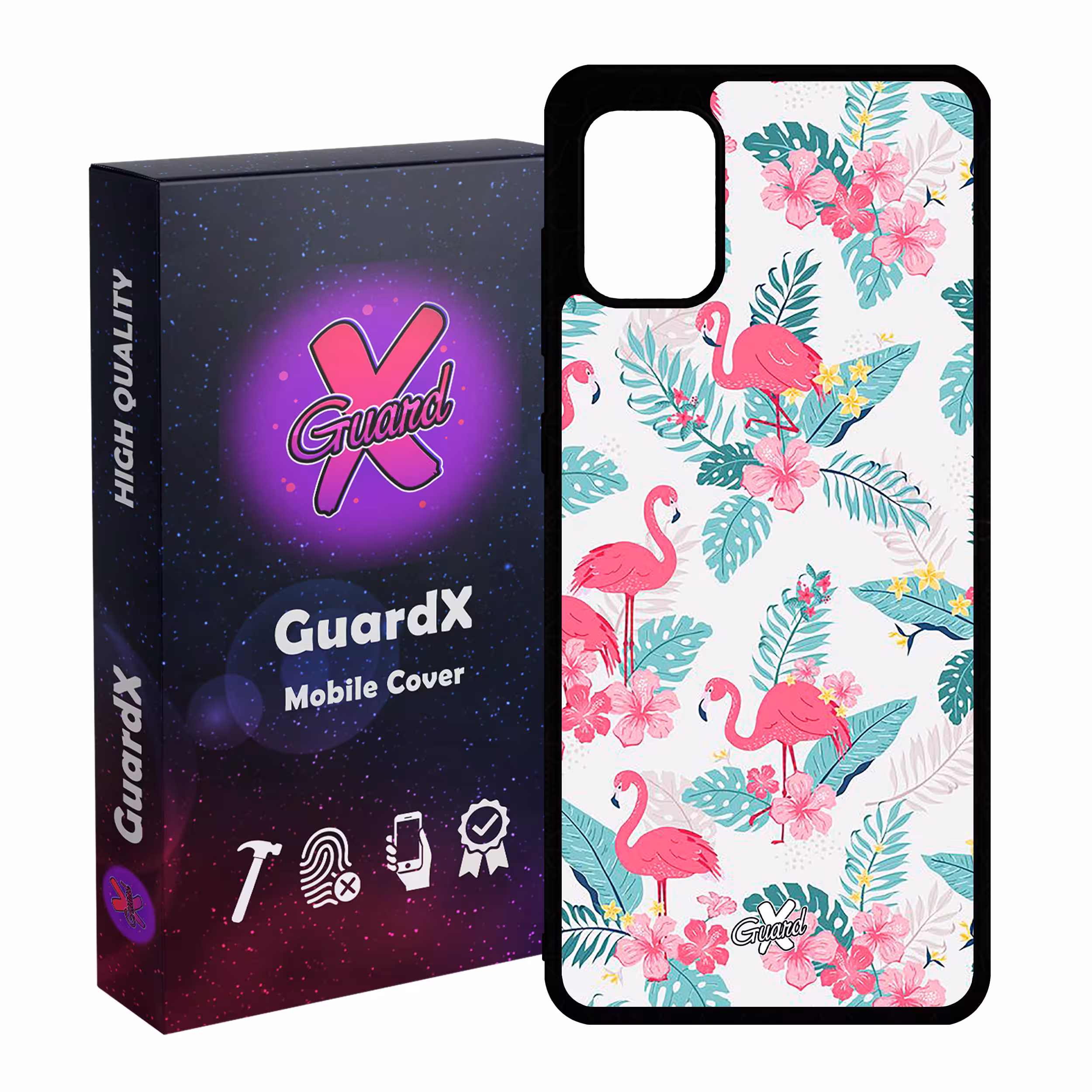 کاور گارد ایکس طرح فلامینگو مدل Glass10274 مناسب برای گوشی موبایل سامسونگ Galaxy A31