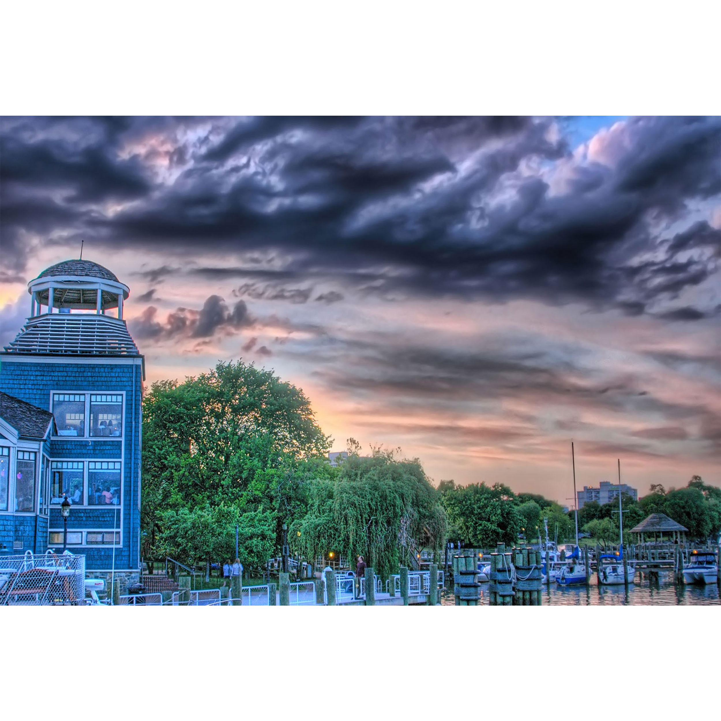 تابلو شاسی طرح نمای شهر مدل T7199