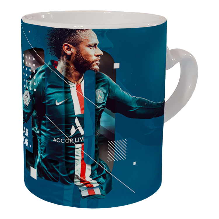 ماگ مدل دسته قلبی طرح نیمار کد 76