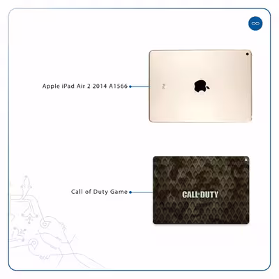 برچسب پوششی ماهوت مدل Call-of-Duty-Game مناسب برای تبلت اپل iPad Air 2 2014 A1566