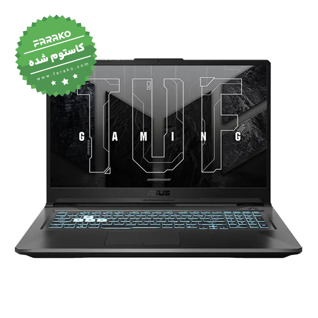 خرید و قیمت لپ تاپ ایسوس TUF Gaming FA506NCR نمایشگر 15٫6 اینچی، پردازنده Ryzen 7 7435HS، گرافیک 4 گیگابایت RTX 3050، رم 16 گیگابایت، حافظه 512 گیگابایت SSD - کاستوم شده