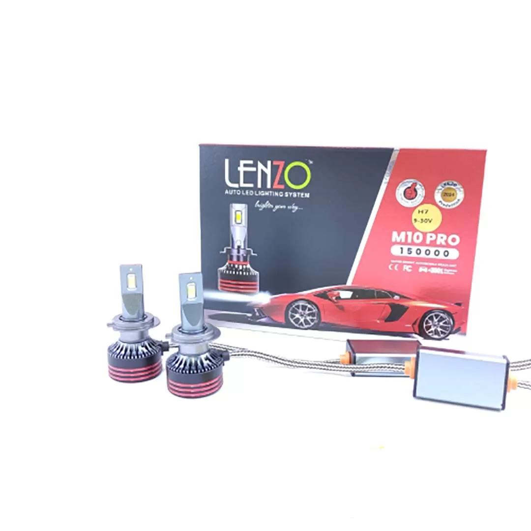 هدلایت برند lenzo مدل m10 pro redcar یک عدد SMD رایگان