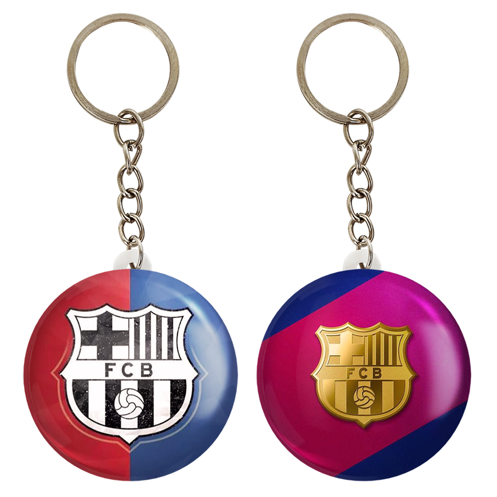 جاکلیدی خندالو مدل باشگاه بارسلونا کد 20732011 مجموعه 2 عددی