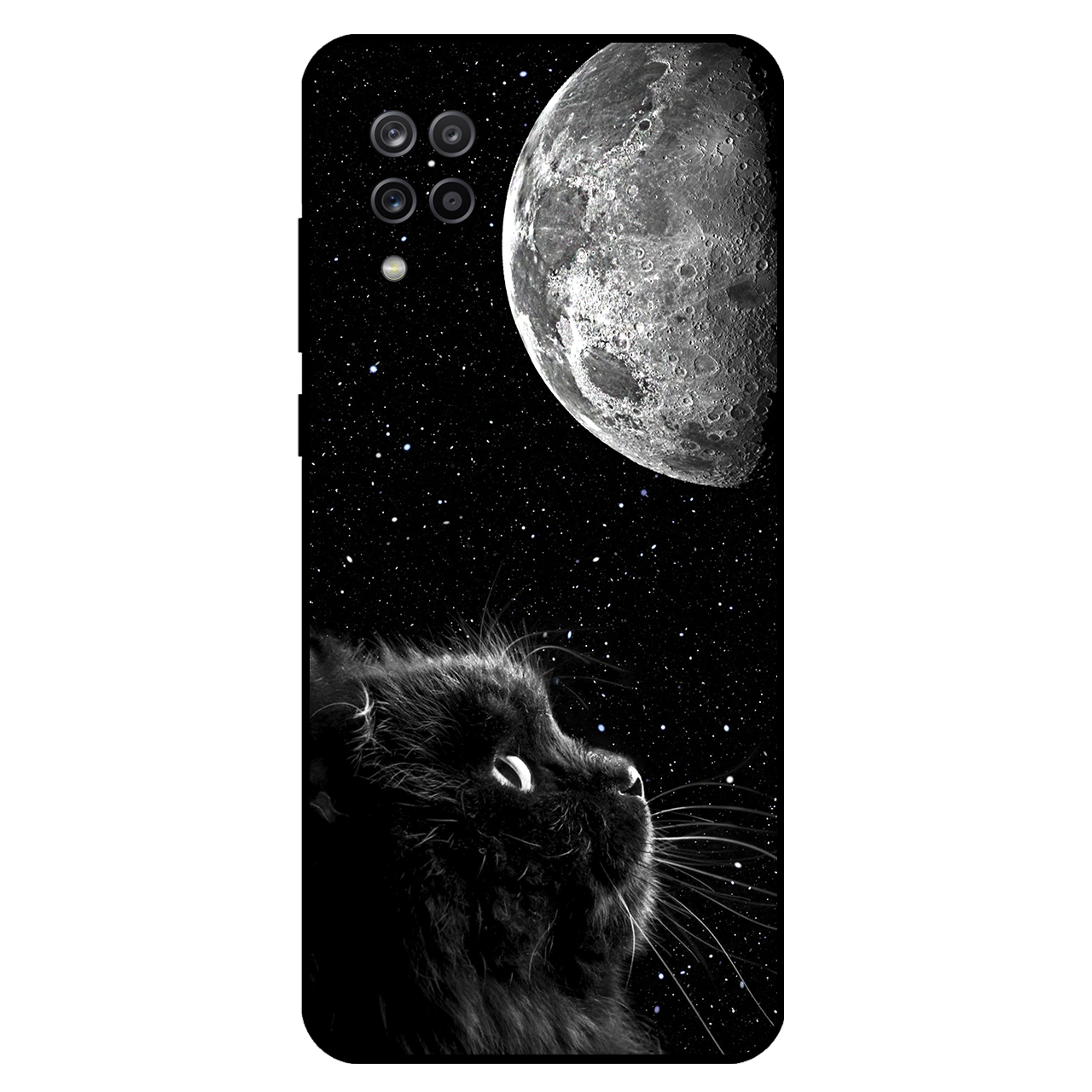   کاور مگافون طرح گربه مدل 1882 مناسب برای گوشی موبایل سامسونگ Galaxy M32 4G  