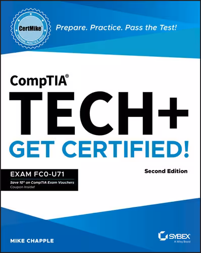 خرید و دانلود نسخه کامل کتاب CompTIA Tech  CertMike : Prepare. Practice. Pass the Test! Get Certified! Exam FC0-U71