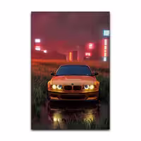 تابلو شاسی گوفی مدل ماشین بی ام دبلیو کد Bmw OLD563 | دنیای قاب