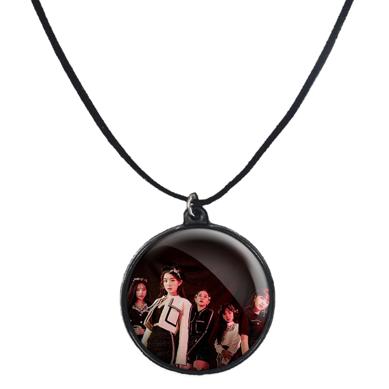 گردنبند پرمانه طرح red velvet کد pmb.12503 مدل دو طرفه