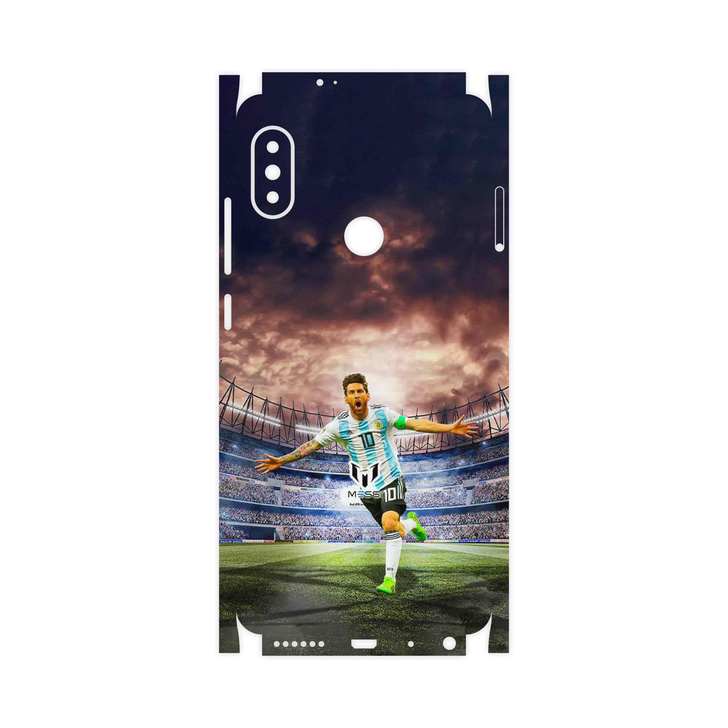 برچسب پوششی ماهوت مدل Lionel Messi 2-FullSkin مناسب برای گوشی موبایل شیائومی Redmi Note 5 Pro