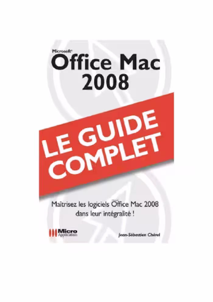 خرید و دانلود نسخه کامل کتاب Office Mac 2008