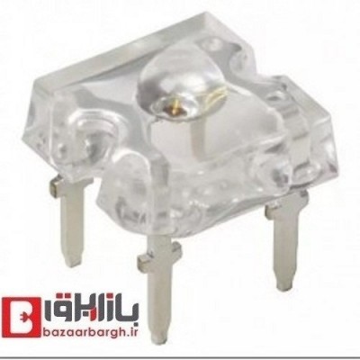 دیود نوری (ال ای دی) مربعی آبی 4 پین