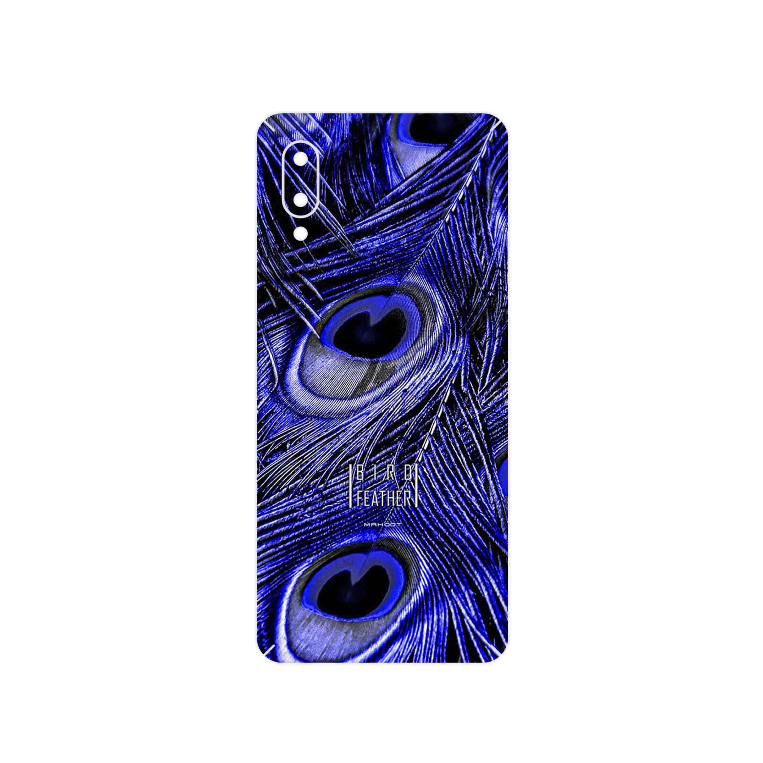 برچسب پوششی ماهوت مدل Purple Feather مناسب برای گوشی موبایل سامسونگ Galaxy A02