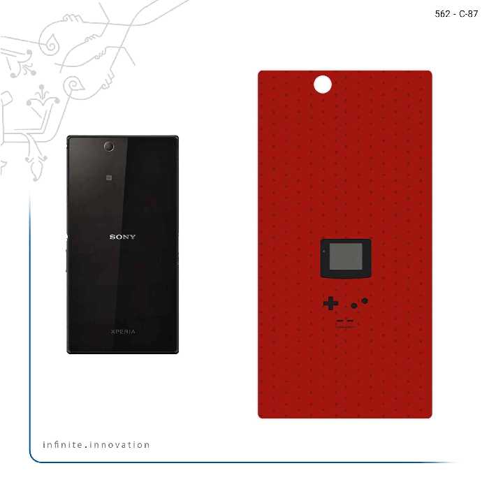 برچسب پوششی ماهوت مدل Minimal GameBoy Icon مناسب برای گوشی موبایل سونی Xperia Z Ultra