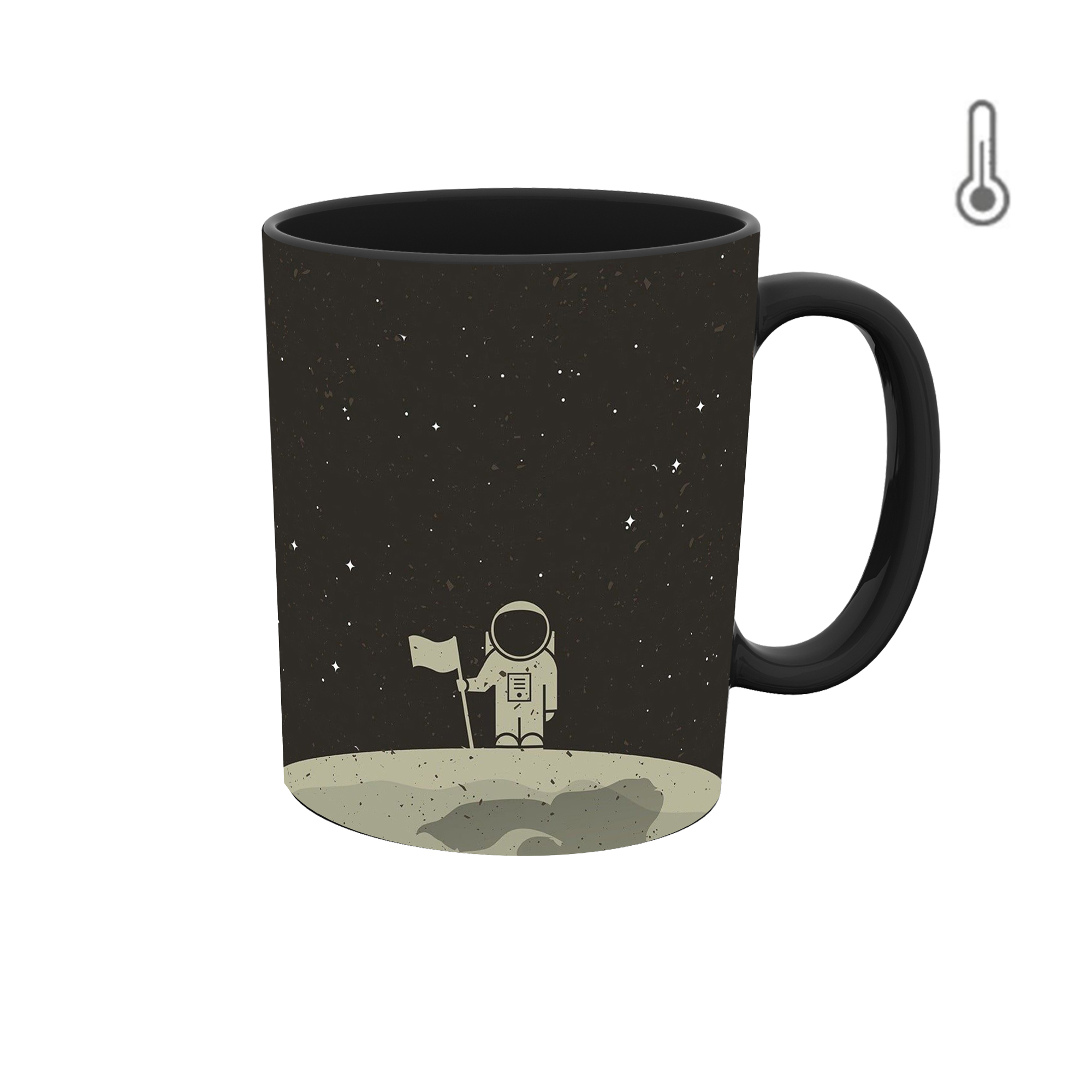 ماگ حرارتی  طرح گرافیکی والپیپر فضایی کد 228