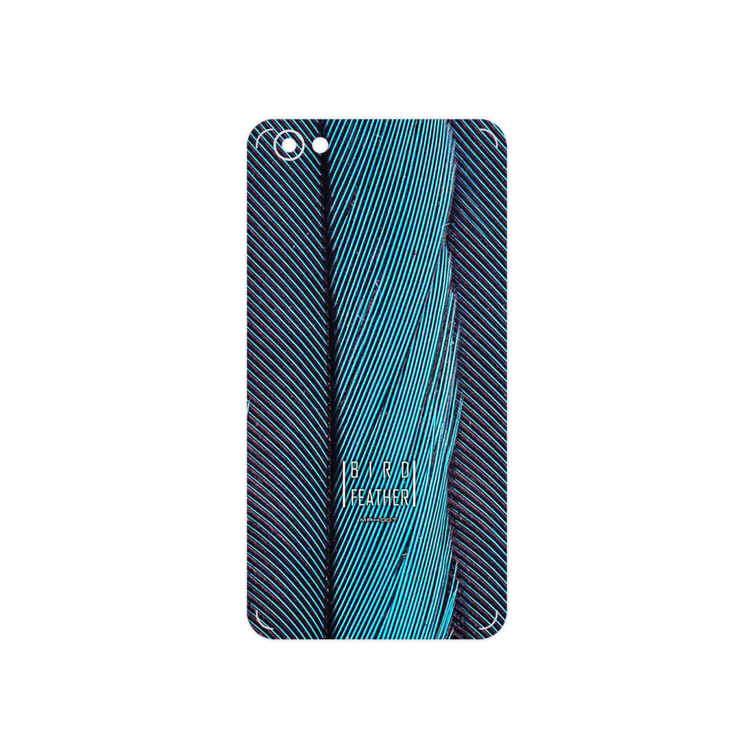 برچسب پوششی ماهوت مدل Turquoise feathers مناسب برای گوشی موبایل شیائومی Redmi Note 5A