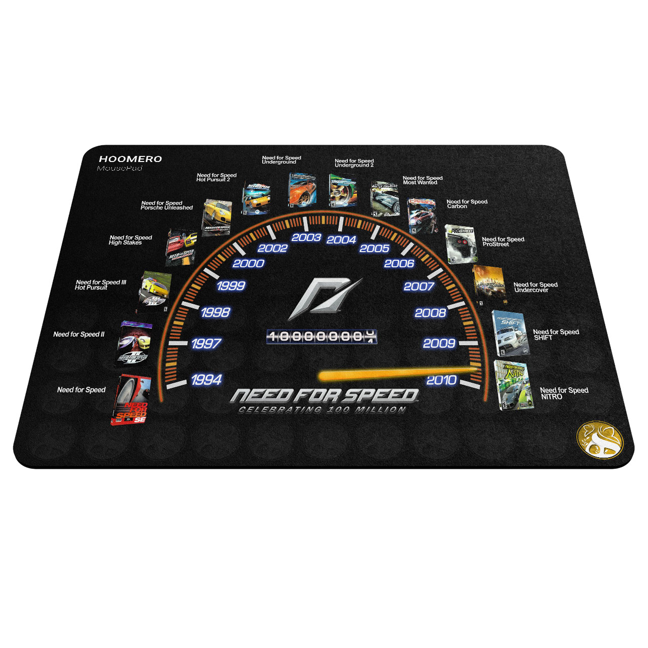 ماوس پد هومرو مدل A4382 طرح بازی Need for Speed