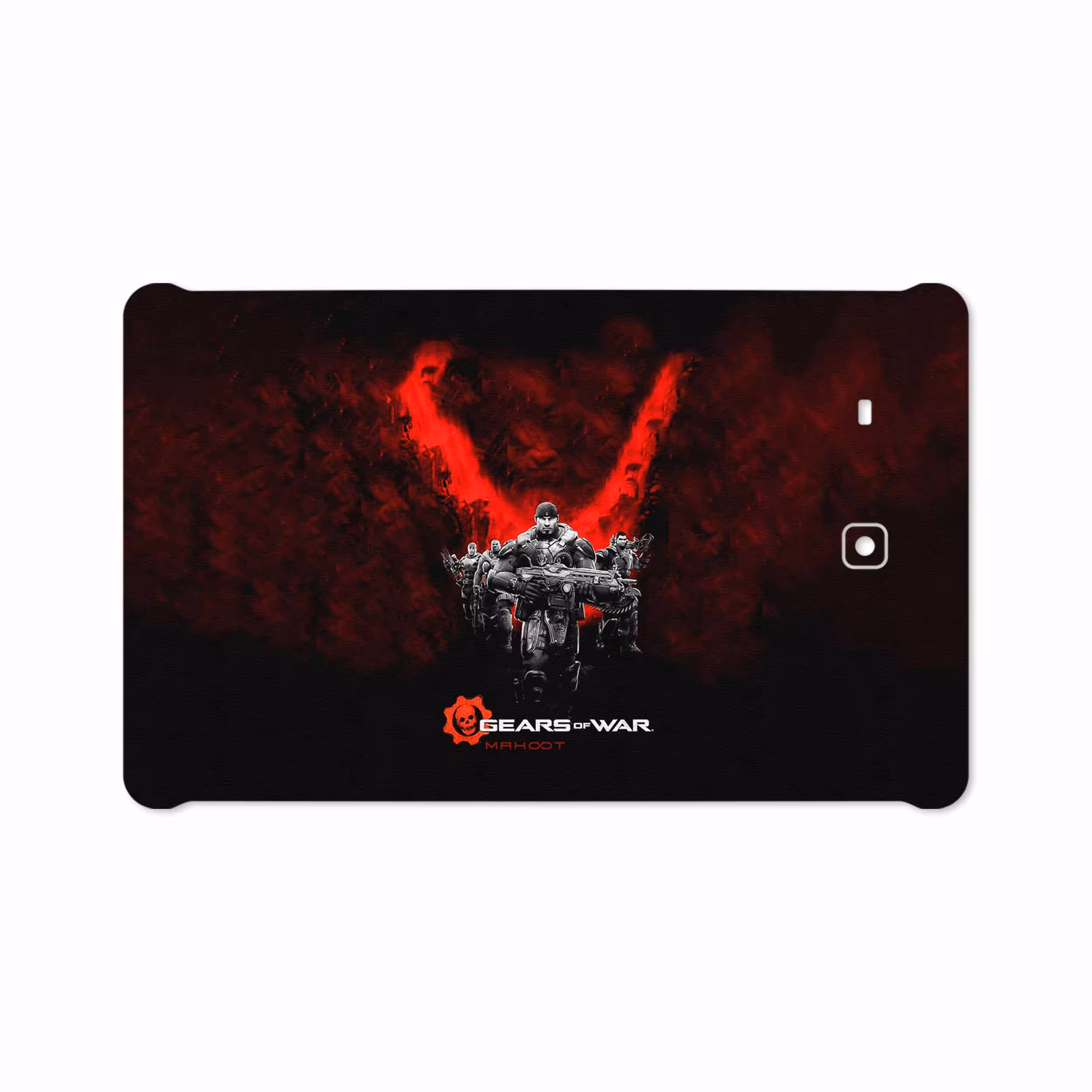 برچسب پوششی ماهوت مدل Gears-Of-War-Game مناسب برای تبلت سامسونگ Galaxy Tab E 9.6 2015 T560