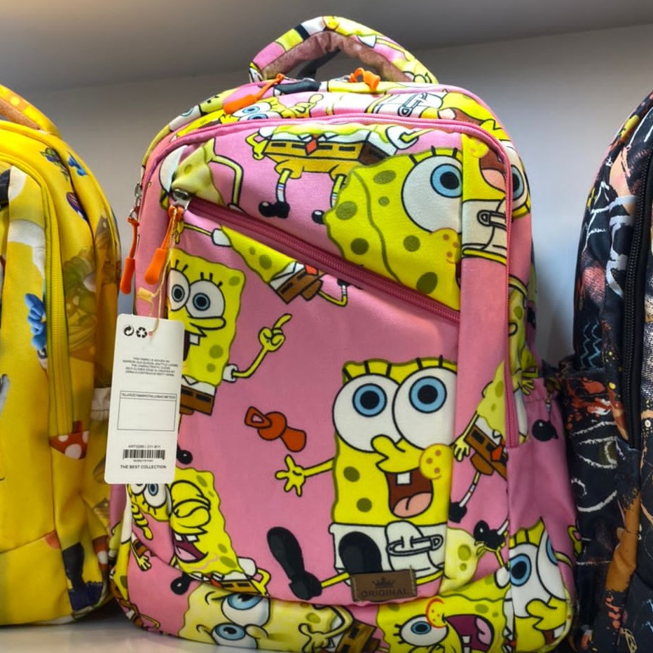 کوله پشتی ابتدایی طرح دار