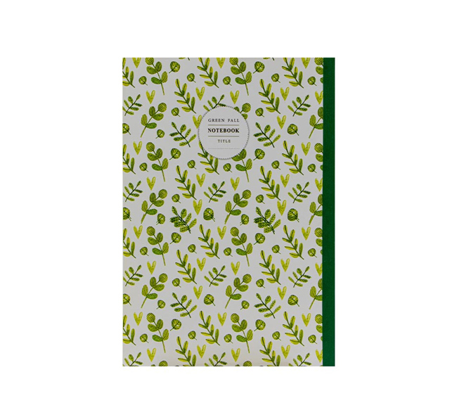دفتر 100 برگ پرونوت پاپکو طرح green full