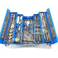 جعبه بکس کامل 85پارچه باس صنعتی اورجینال جعبه و آچار بکس صنعتی 85پارچه کیفیت عالی