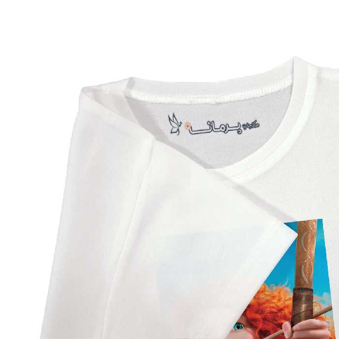 تی شرت بچگانه پرمانه طرح انیمیشن دلیر کد pmt.3846