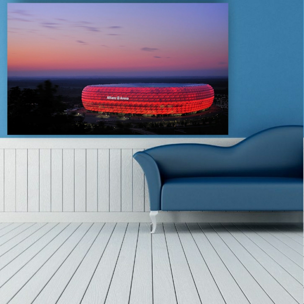 تابلو بوم طرح ورزشگاه بایرمونیخ آلیاس آره نا مدل SDB2837