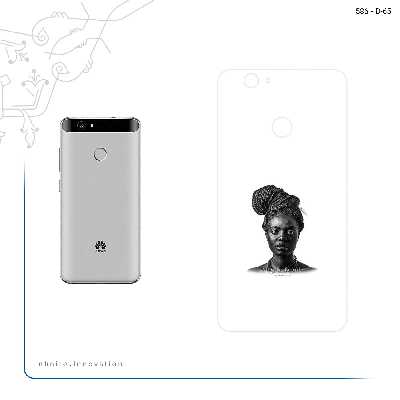 برچسب پوششی ماهوت مدل Portrait of an African Woman مناسب برای گوشی موبایل هوآوی Nova