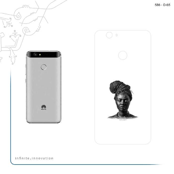 برچسب پوششی ماهوت مدل Portrait of an African Woman مناسب برای گوشی موبایل هوآوی Nova