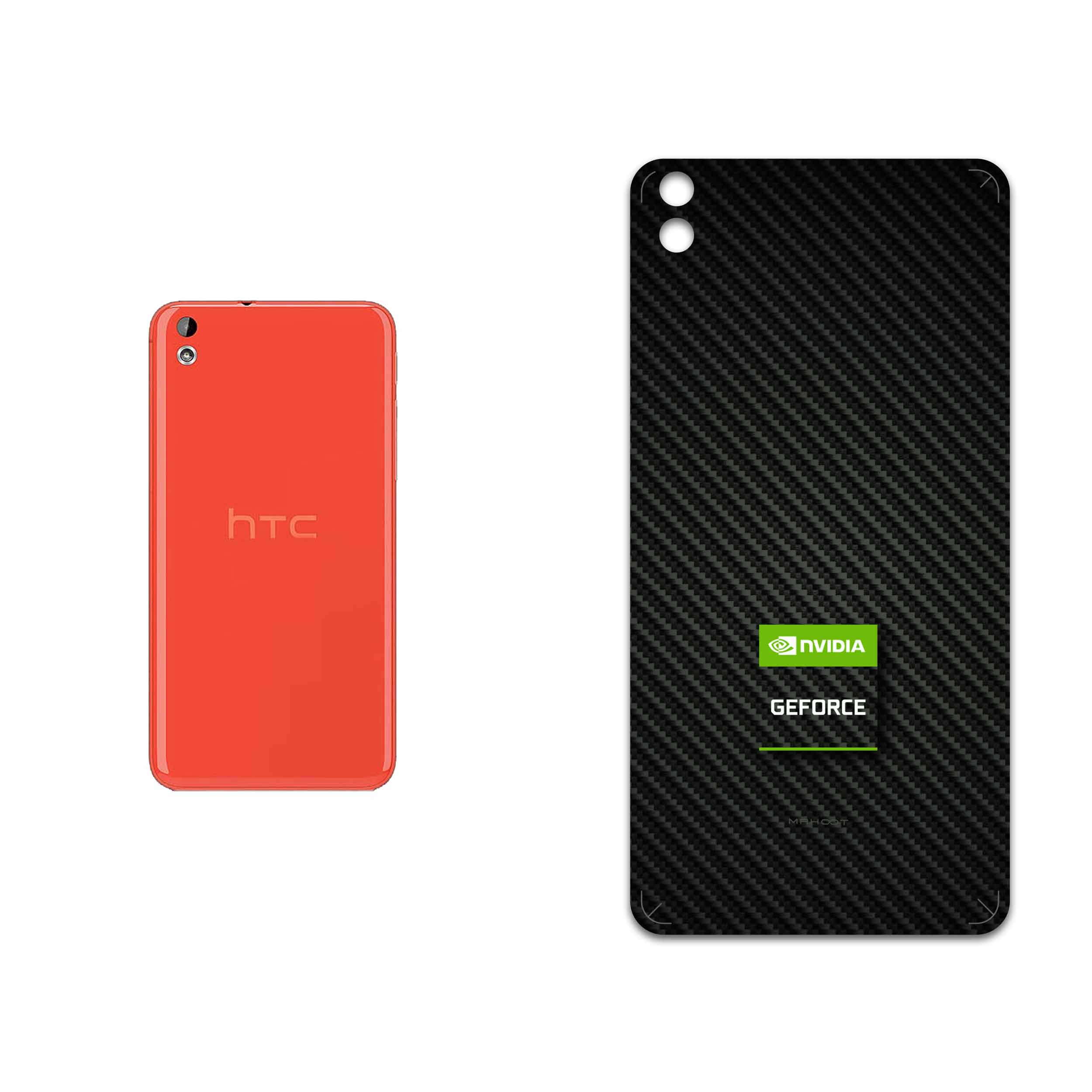 برچسب پوششی ماهوت مدل Nvidia Brand مناسب برای گوشی موبایل اچ تی سی Desire 816