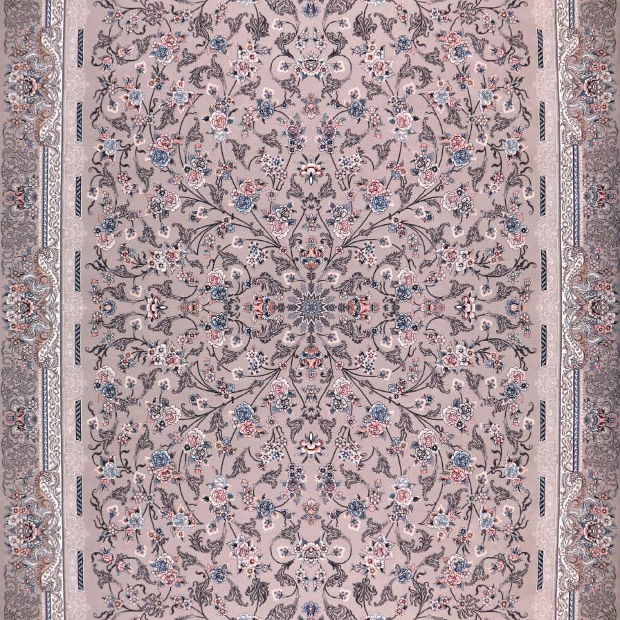 فرش  اکرلیک  12 متری 700 شانه طرح جانان رنگ دودی کد N291