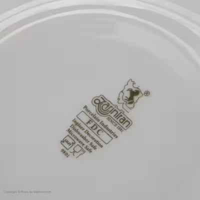 سرویس غذاخوری 74 پارچه چینی زرین ایران مدل ایتالیا کلارا درجه عالی